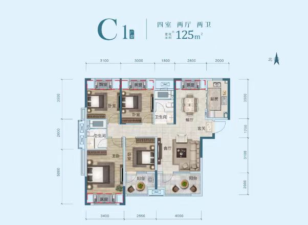 17区印江府125平