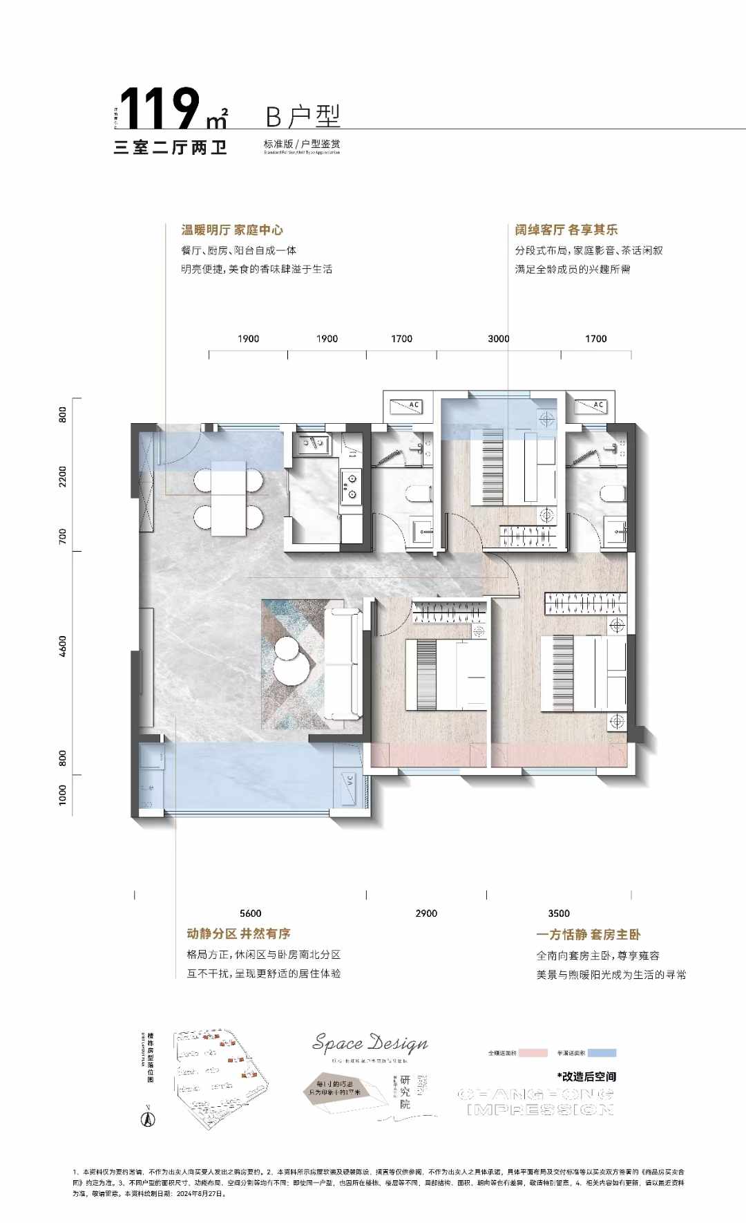 B户型119平